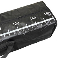 Tas Reel Pancing PVC Tarpaulin Satu Lapis Luas 40x40x165cm Tahan Air untuk Menyimpan Ikan Besar Utuh