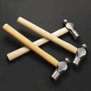 High Quality 8 OZ Steel Ball Peen <strong>Hammer</strong> with Wood Handle and Contoured Grip-OEM Customizable DIY Industrial Nail <strong>Hammer</strong> - Product Image 5