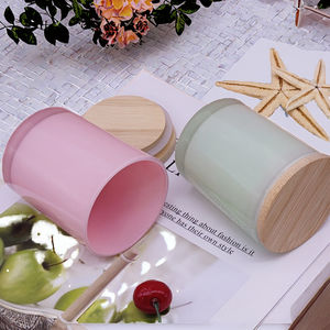 Huile essentielle <span class=keywords><strong>de</strong></span> parfum Amber Cup, luxe, 100% cire <span class=keywords><strong>de</strong></span> soja parfumée, bougie en verre, biologique, écologique, Saint-Valentin - Product Image 5