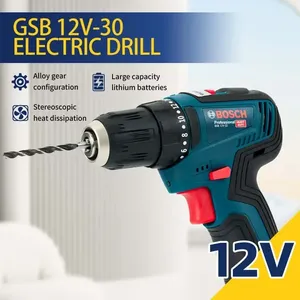 <span class=keywords><strong>Taladro</strong></span> Eléctrico Profesional <span class=keywords><strong>Bosch</strong></span> GSB 12V-30, <span class=keywords><strong>Atornillador</strong></span> Inalámbrico, de Alta Resistencia, Multifuncional, para el Hogar, Destornillador, Bricolaje - Product Image 3