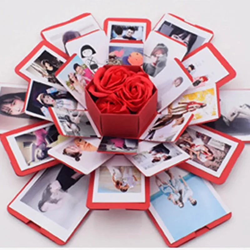 Kreative Explosion Geschenk box DIY Liebe Erinnerung Sammelalbum Fotoalbum Box Jubiläums geschenke Hochzeit oder Valentinstag Überraschung sbox