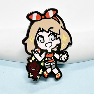 Trung Quốc Nhà máy trực tiếp phim hoạt hình thiết kế kim loại pins tùy chỉnh Đen Nickel mạ men cứng Pin - Product Image 2