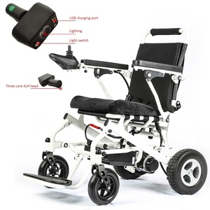 Silla de Ruedas Eléctrica Plegable Automática con Controlador de Joystick KSM-602, Silla de Ruedas Motorizada para Personas Mayores/Discapacitadas, Precio de Fábrica - Product Image 3