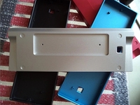 Clavier mécanique en bois usiné CNC, avec cadre de clavier de jeu, bricolage
