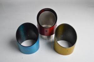 Kustom ujung knalpot serat karbon pipa ekor untuk bmw e36 e46 m3 muffler dengan penjepit - Product Image 2