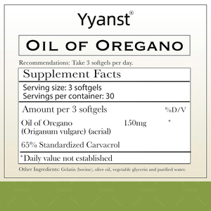 Cápsulas de Aceite de Orégano para Apoyo Inmunológico con Ingredientes Puros OEM/ODM para Adultos, Muestra Gratis, Bajo en Carbohidratos y Azúcar, 3g/Cápsula - Product Image 5