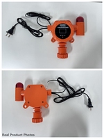 Détecteur de gaz sans fil IP65 433 MHz AC220V avec alarme de liaison de vanne pour la surveillance des fuites de GPL et de méthane dans les cuisines commerciales