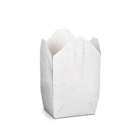 Carton à pizza blanc à emporter Fast Food Fish Chips Burger Frites Aile de poulet Boîte en papier à emporter
