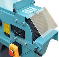 Meuleuse et ponceuse à bande industrielle électrique professionnelle 2HP à double vitesse 3''x79'' pour la fabrication de couteaux et la fabrication générale