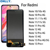 Écran Complet pour Xiaomi Redmi Note 11 Pro 5G Remplacement Affichage LCD Tactile Assemblé avec Numériseur