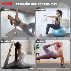 Esterilla de Yoga WOQI de 72x26 Pulgadas, 5mm de Grosor, TPE Antideslizante, Plegable, para Principiantes - Product Image 5
