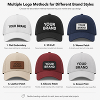 Casquette de golf personnalisée à séchage rapide perforée au laser avec logo brodé pour clubs de tennis, équipes sportives, performance en extérieur