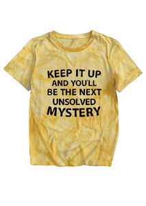 Camiseta de manga corta para mujer, estilo tie-dye, personalizada, moderna, holgada, cómoda, de alta calidad y muy vendida. - Product Image 4