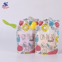 Pochette de nourriture pour bébé à bec réutilisable Squeeze