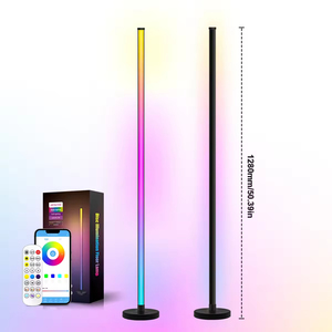 Lámpara de Esquina LED RGB de 1.2M con Control Remoto por Aplicación, Luz Ambiental LED Inteligente para el Hogar, Ritmo Musical, Luces de Atmósfera para Sala de Juegos - Product Image 1