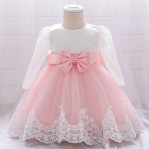 Haute Qualité Rouge Rose Champagne Couleur Volants Bébé <span class=keywords><strong>Robe</strong></span> Enfants Sans Bretelles Vêtements En Gros Beau Modèle <span class=keywords><strong>Robe</strong></span> - Product Image 5