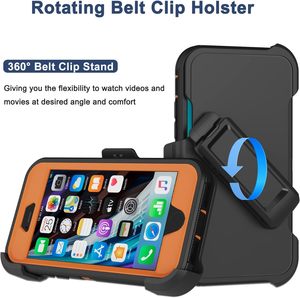 Coque Defender pour <span class=keywords><strong>iPhone</strong></span> <span class=keywords><strong>SE</strong></span> 2025 <span class=keywords><strong>2020</strong></span> 2022 2nd 3rd 4th Gen Clip de <span class=keywords><strong>ceinture</strong></span> étui robuste robuste antichoc housse de protection - Product Image 4