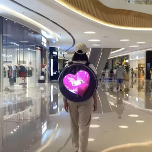 Tùy chỉnh nhỏ Holographic 3D LED Fan hiển thị Ba lô thiết bị quảng cáo trên bán cho quảng cáo hiển thị - Product Image 1