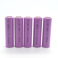 Batería Recargable de Iones de Litio Cilíndrica 18650 de 3.7V y 2600mAh para Patinetes Eléctricos, Venta al Por Mayor
