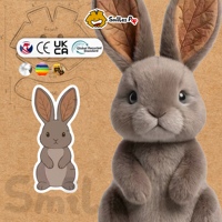 Boneka Plush Custom OEM ODM MOQ Rendah Desain Logo Kustom Kain Bersertifikat CE UKCA EN71 Hadiah Hewan Boneka Lembut untuk Grosir Merek