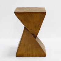 Tabouret de meuble polyvalent pour décor à la maison nordique rustique Table console inspirée de Wabi Sabi pour une utilisation en coin