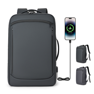 Nueva Mochila Personalizada para Hombre, para Viajes de Negocios, con USB, Gran Capacidad, Expandible, Impermeable, para Portátil, para la Escuela - Product Image 1