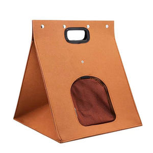 3 <span class=keywords><strong>in</strong></span> 1 Multi Funktionen Faltbare Trage tasche für Haustiere Tragbare Hündchen Katzen trage Reise handtasche Indoor Outdoor Filz Katzen bett Haus - Product Image 3