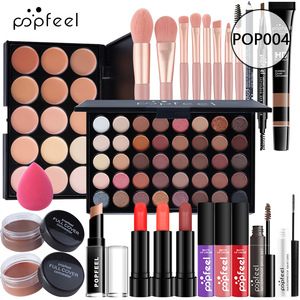 Vente en gros, emballage original unique de qualité supérieure Popfeel, ensemble ombre à paupières brillant à lèvres et correcteur de rouge à lèvres - Product Image 6