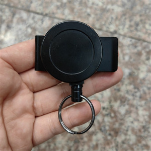 Cuerda de acero elástica reforzada con metal, con hebilla de fácil tracción, retráctil, giratoria 360 grados, de alta resistencia, para montañismo y exteriores. - Product Image 2