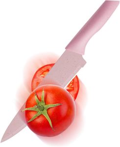 Couteau de cuisine en plastique pour enfants couteaux pour tout-petits fruits sûrs gants de cuisine véritables bords dentelés couteau à fruits de chef en bois pour enfants costume - Product Image 3