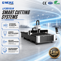 Harga rendah Serat Laser Cutting Mesin 500 w 1000 w LF3015LN