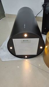 <span class=keywords><strong>Campana</strong></span> de cocina Island con filtro de aluminio Forma de cilindro <span class=keywords><strong>Campana</strong></span> <span class=keywords><strong>extractora</strong></span> inteligente de humo <span class=keywords><strong>Campana</strong></span> de cocina <span class=keywords><strong>plana</strong></span> negra moderna - Product Image 6