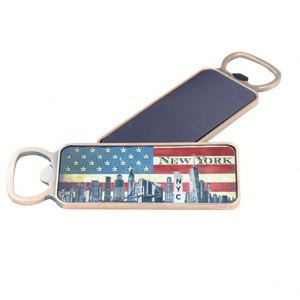 Tin Magnet Sheet Professional Custom Wholesale New York Refrigerator Magnets for <b>Fridge</b> - Product Image 3