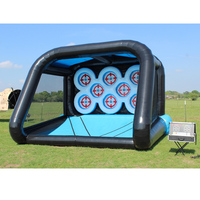 Jeu de Carnaval Gonflable en PVC avec Système Interactif IPS : Défi de Lancer de Balles Capteuses pour la Location d'Événements