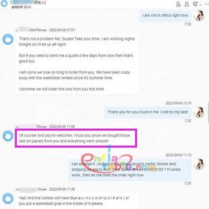 Casa de Brinco Inflable Modular con Cinta Mágica - Brincolín Personalizable con Pancarta para Negocios de <span class=keywords><strong>Alquiler</strong></span> de Fiestas - Product Image 5