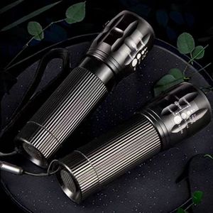 LED <b>Rechargeable</b> <b>Flashlight</b> Aluminum Alloy Dimmable Strong Light Outdoor Portable Mini Torch White Light - Product Image 2