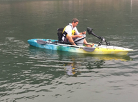 Kayak décontracté avec pédales, pour bateau de pêche kayak en Solo