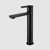 Offre Spéciale Antique Design Matt Noir Pont Monté Alliage Poignée Grand Bassin Comptoir Lavabo Mitigeur Robinet