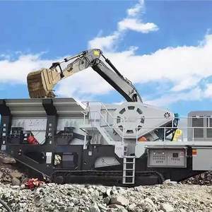 Granit Kalkstein Kies Mobile Rock Impact <span class=keywords><strong>Crusher</strong></span> Mobile Zerkleinerungs-und Sieb anlage - Product Image 4