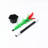 1 ensemble de baguette magique pour faire apparaître des fleurs, tour de magie facile, jouets de magie pour adultes et enfants, accessoires de spectacle, cadeau idéal pour un anniversaire