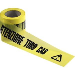 Nastro di Avvertimento Gas INTERINOX Giallo in PE e HDPE per la Segnalazione di Tubazioni Sotterranee - Product Image 4