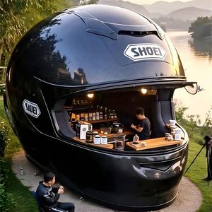 עגלת ברזה נירוסטה עגלת אוכל, דוכן נייד לרחוב מסחרי, רכב מכירות עוף מטוגן. - Product Image 3