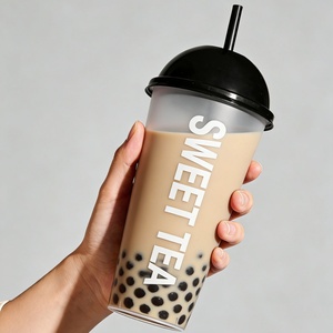 Wholesale In Mold Labeling PP <b>Plastic</b> <b>Cups</b> 16oz Frosty Injection Molded <b>Cups</b> with Custom Printed Design for Cold Drink Shop - Product Image 6