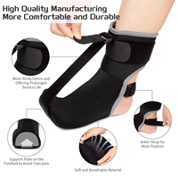 Chaussette de soutien nocturne pour fasciite plantaire, botte souple pour fascia plantaire, soulagement de la tendinite d'Achille, douleur au talon tombant pour femmes et hommes