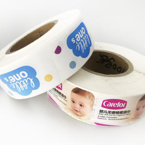 Pegatinas Desprendibles de Papel Adhesivo para Toallas Sanitarias y Toallitas Húmedas - Resistentes al Agua y al Aceite, <span class=keywords><strong>con</strong></span> Múltiples Rasgaduras y Formas Personalizadas - Product Image 2