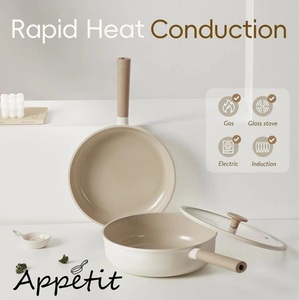 세라믹 논스틱 팬 알루미늄 합금 프라이팬 주방 다이캐스팅 조리기구 논스틱 아침식사 계란 프라이팬 스킬렛 - Product Image 2