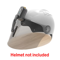 Moteur d'essuie-glace électrique universel pour casque de moto Compatible avec la plupart des casques 1200mAh