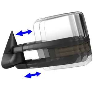 YH3351SA07-EBH Heated Towing Side Mirrors Chrome Powered Towing Mirror For Silverado