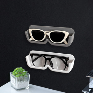 Estante para guardar gafas, caja de almacenamiento de gafas de sol resistente a la presión para montar en la pared junto a la cama del baño, soporte de pared para gafas graduadas - Product Image 3