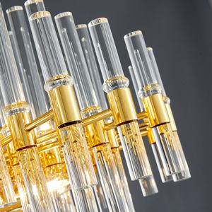 <span class=keywords><strong>Lustre</strong></span> en <span class=keywords><strong>cristal</strong></span> minimaliste italien de luxe moderne pour la maison et le restaurant pour l'approvisionnement transfrontalier d'<span class=keywords><strong>Amazon</strong></span> et l'éclairage d'hôtel - Product Image 5
